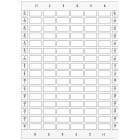 SIEMENS - SIE3SU19000BJ610AA0 Targhette identificative, su pulsantiera 12,5 x 27 mm, colore bianco, senza iscrizione