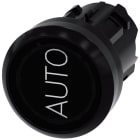 SIEMENS - SIE3SU10010AB100AQ0 Pulsante, con struttura di pulsante luminoso, 22 mm, rotondo, in plastica, colore nero