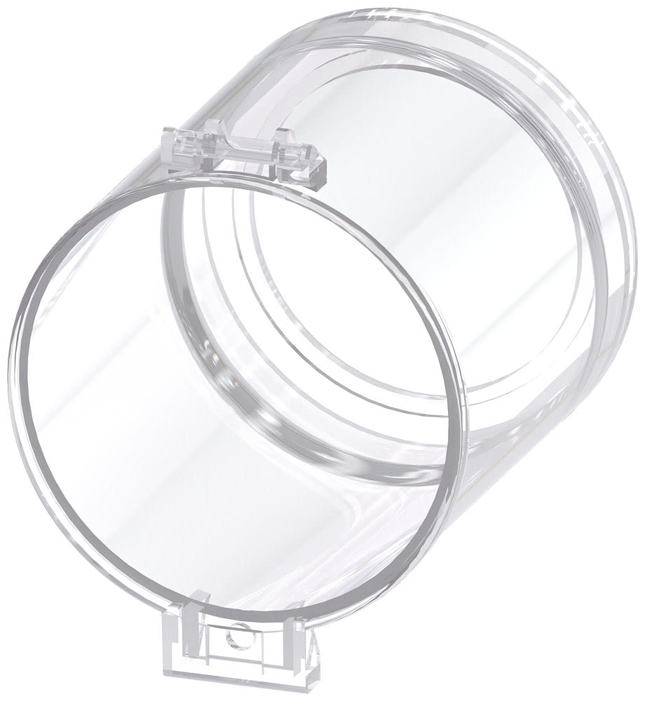 SIEMENS - SIE3SU19000EL700AA0 Cappuccio piombabile per pulsante con corsa prolungata, trasparente