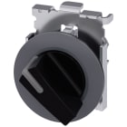 SIEMENS - SIE3SU10622DF100AA0 SEL.LUM 30MM LEVA NERO 2POS MANT