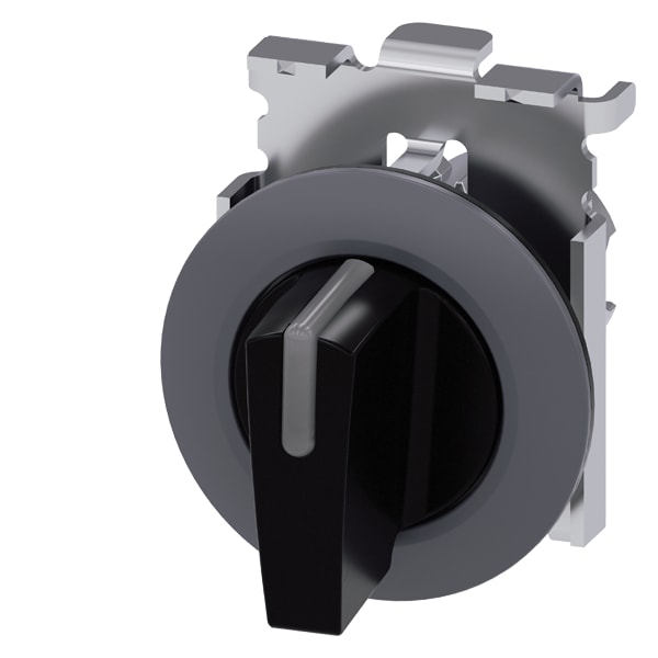 SIEMENS SIE3SU10622DM100AA0 SEL.LUM 30MM LEVA NERO 3POS MOMENT
