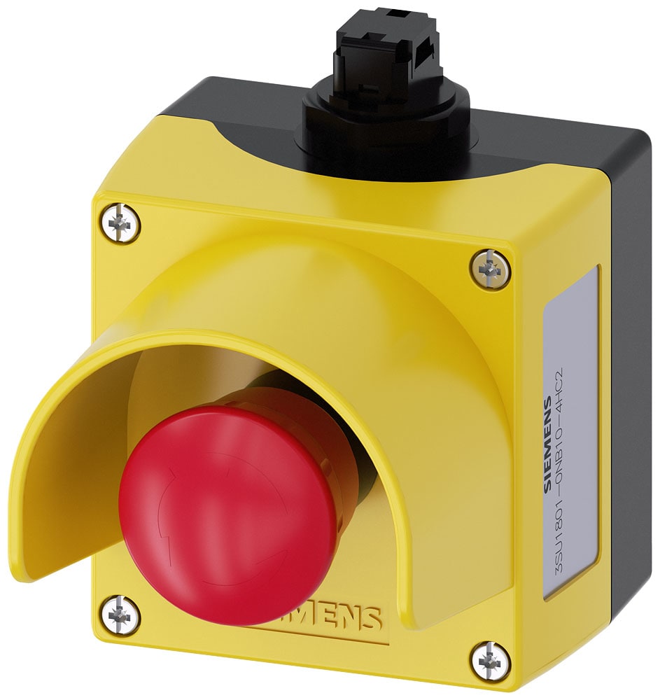 SIEMENS - SIE3SU18010NB104HC2 PULSANTIERA AS-I SAFE COMPLETA FUNGO EM