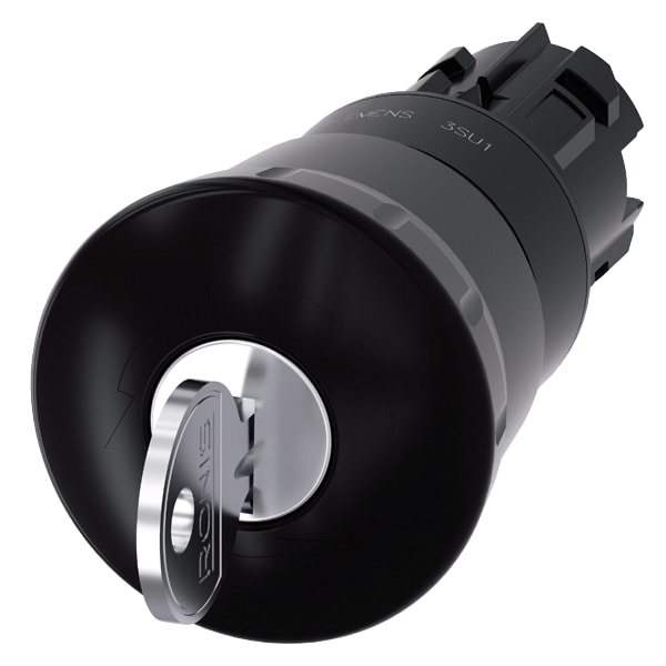 SIEMENS SIE3SU10001HG100AA0 PULS FUNGO 40MM NERO SBL CH RONIS 455