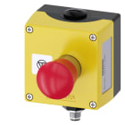 SIEMENS - SIE3SU18510NH004NB2 MET. ENCL./PUSHB. BL PL,1NO,M12-CONNECT.