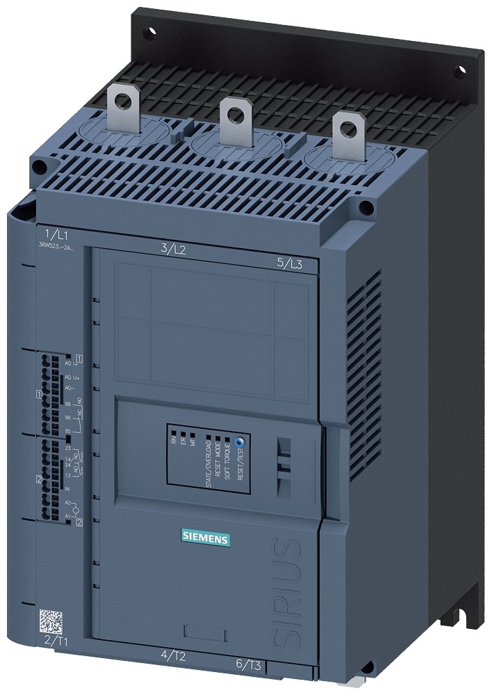 SIEMENS SIE3RW52342AC14 SOFTSTARTER 400V AC 113A 110-250V AC ML