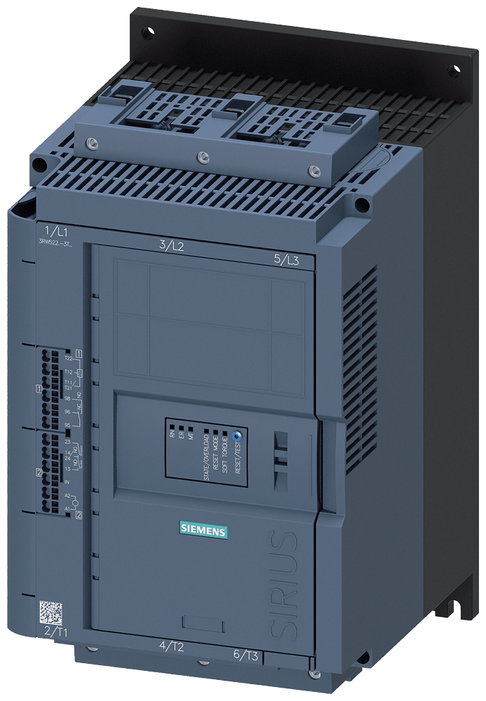 SIEMENS SIE3RW52253TC04 SOFTSTARTER 400V AC 63A 24V AC/DC MOLLA