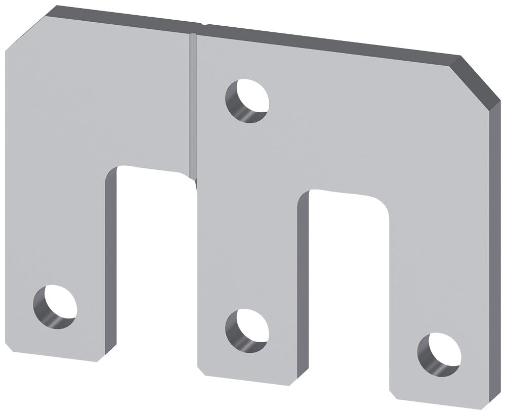 SIEMENS - SIE3RT19664BA31 Elemento di collegamento in parallelo a 3 poli con foro passante per contattori S10/S12