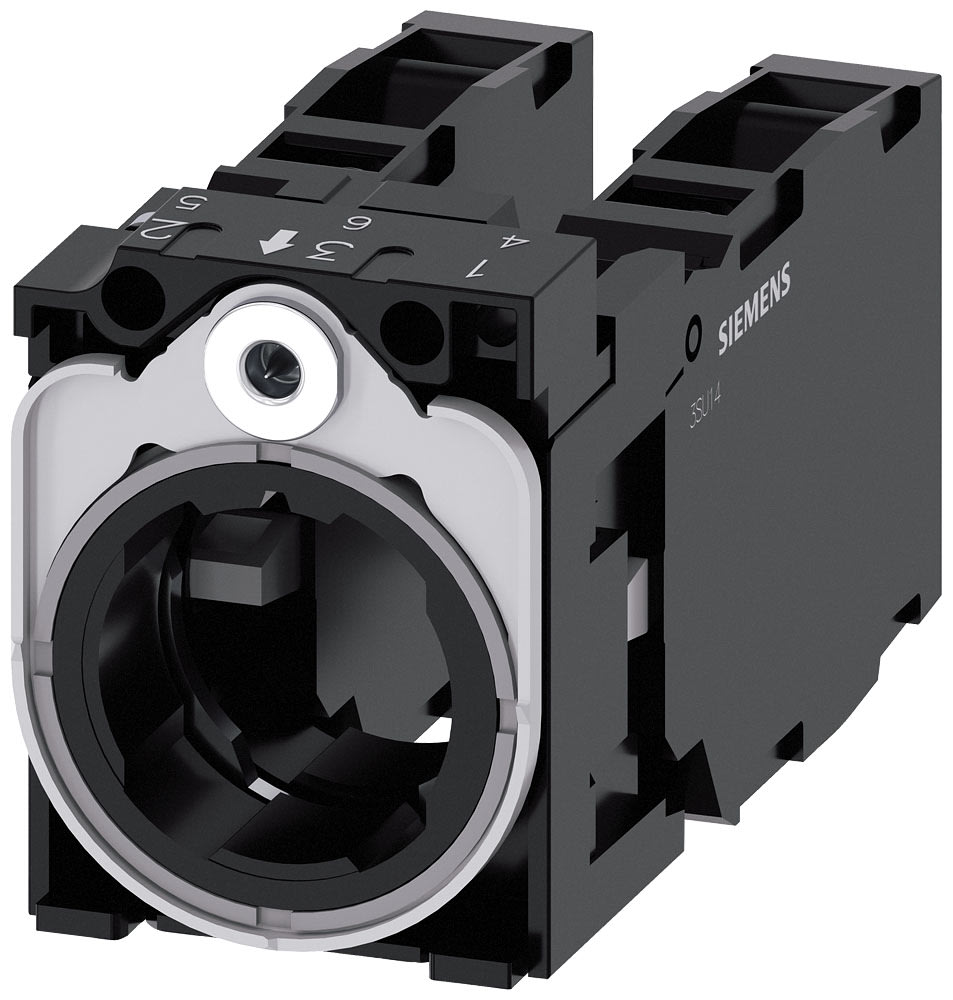 SIEMENS - SIE3SU15501AA101LA0 HOLDER MET. 2X(1NO+1NC) VITE