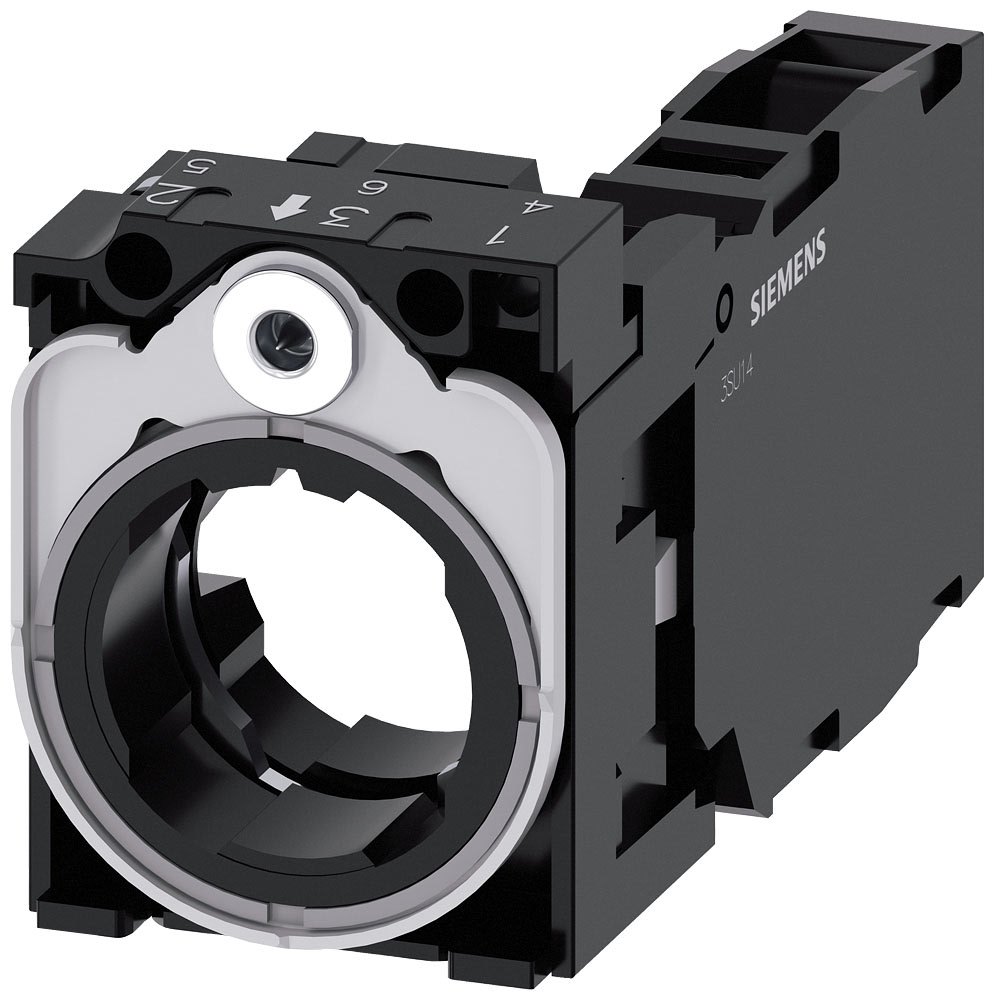 SIEMENS - SIE3SU15501AA101FA0 HOLDER MET. 1NO+1NC VITE