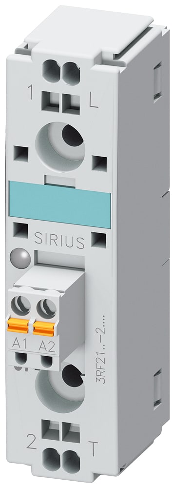 SIEMENS - SIE3RF21202AA22 Relè statico 3RF2, monofase, La=22,5 mm, 20 A 24 ... 230 V/AC 110 ... 230 V