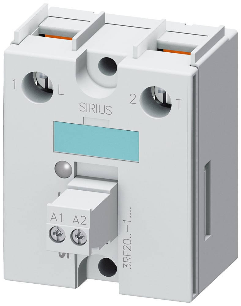 SIEMENS - SIE3RF20201AA42 Relè statico 3RF2, monofase, La=45 mm, 20 A 24 ... 230 V/DC 4 ... 30 V