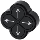 SIEMENS - SIE3SU10003FB110AU0 QUADRUPLE PUSHBUTTON, BLACK