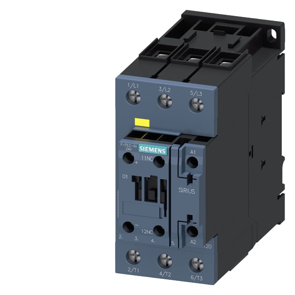 SIEMENS SIE3RT20361SB30 CONT.22KW1L,1RUC20-33VVTF-PLC-IN