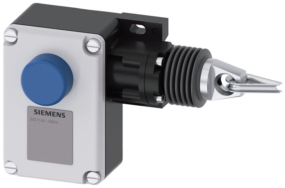 SIEMENS - SIE3SE71401BD00 Interruttore a fune SIRIUS, custodia in metallo, 1 x M20 x 1,5, 1NO+1NC, con blocco EN ISO 13850