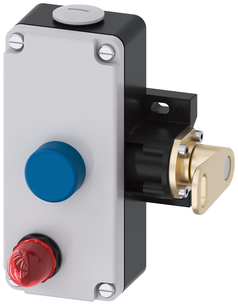 SIEMENS - SIE3SE71601AE04 Interruttore a fune SIRIUS + leva, custodia in metallo, 2 x M25 x 1,5, 2NO+2NC, con blocco EN ISO 13850
