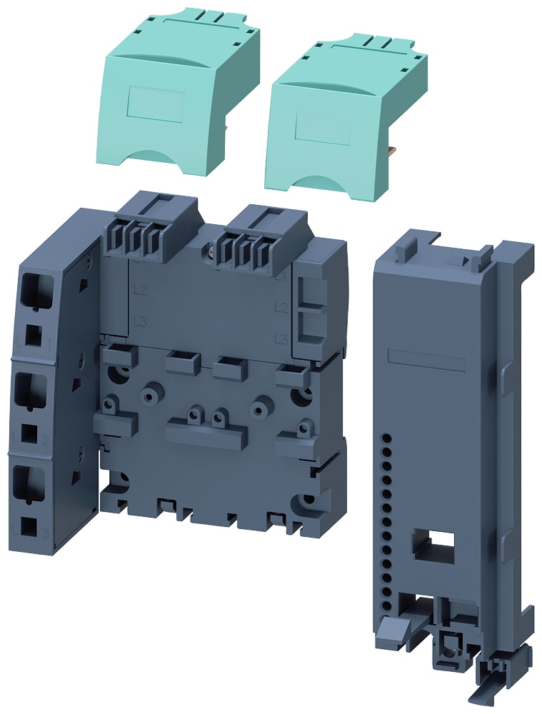SIEMENS - SIE3RV29071AB00 Sistema di alimentazione 3RV29 Basic Set per 2 avviatori motore, alimentazione a sinistra, S00 e S0