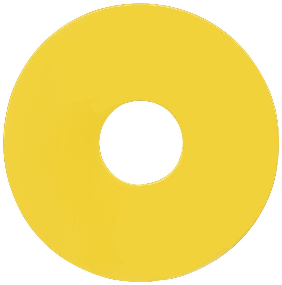 SIEMENS - SIE3SB29082AF TARGHETTA GIALLA EMERGENZA PER 3SB2