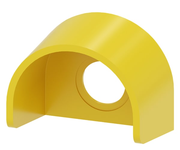 SIEMENS SIE3SU19000DY300AA0 COLLARE PROT.GIALLO X PULS.F.EMERG NO LO
