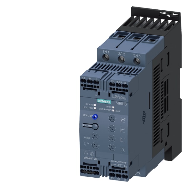 SIEMENS SIE3RW40372BB04 SOFTSTARTER S2 30KW 400V, 24V AUS MOLLA