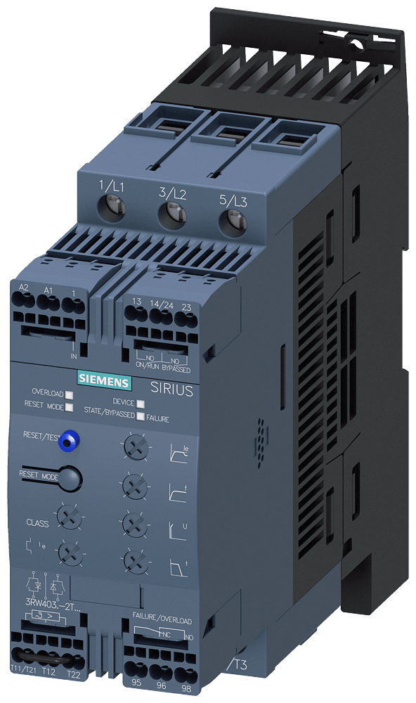 SIEMENS SIE3RW40372TB04 SOFTSTARTER S2 30KW 400V, 24V AUS MOLLA