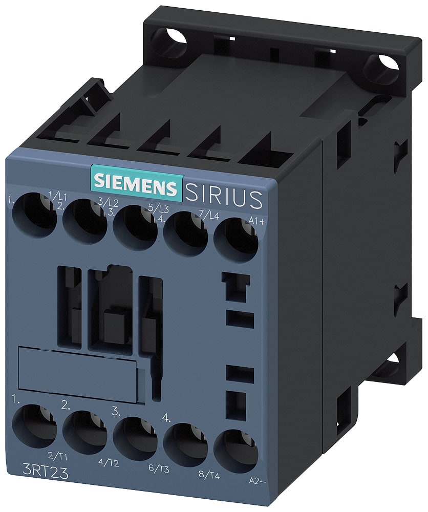 SIEMENS - SIE3RT23161BF40 Contattore, AC-1, 18 A/400 V/40 °C, S00, a 4 poli, DC 110 V