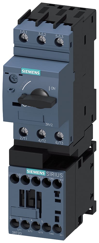 SIEMENS - SIE3RA21100CA151BB4 Partenza, avviatore diretto, S00, 0,18 ... 0,25 A, DC 24 V, 150 kA