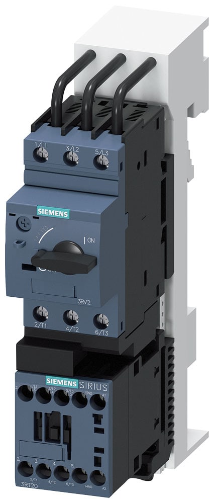 SIEMENS - SIE3RA21101AD151AP0 Partenza, avviatore diretto, S00, 1,1 ... 1,6 A, AC 230 V, 50/60 Hz, 150 kA