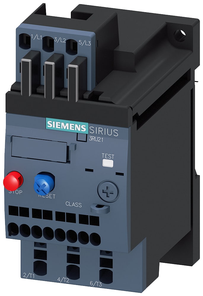 SIEMENS - SIE3RU21160HC1 Relè di sovraccarico 0,55 ... 0,80 A per protezione motore, S00, Class 10