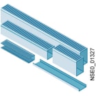 SIEMENS - SIE8MF13502HL6 SIVACON, canalina per cavi, Lu: 2000 mm, A: 75 mm, La: 50 mm
