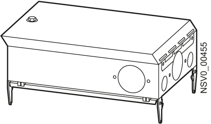 SIEMENS - SIEBVP:262450 BD2-AK02X/S33 Cassetta di derivazione 63 A / 1 x a 3 poli rettilineo ID2000 base portafusibili S33
