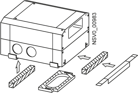 SIEMENS - SIEBVP:610367 BD01-AK1X-IP55 aumento grado di protezione IP55 Cassetta di derivazione