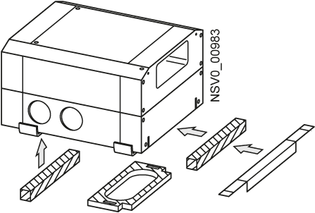 SIEMENS - SIEBVP:610368 BD01-AK2X-IP55 aumento grado di protezione IP55 Cassetta di derivazione