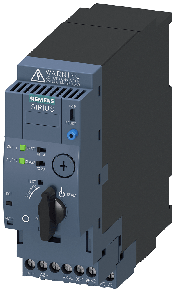 SIEMENS - SIE3RA61201CP33 SIRIUS Partenza compatta avviatore diretto 690 V, AC/DC 110 ... 240 V, 50 ... 60 Hz, 1 ... 4 A