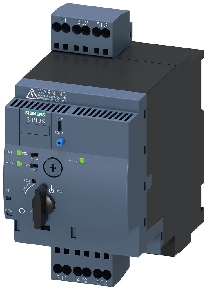 SIEMENS - SIE3RA62502CB34 SIRIUS Partenza compatta avviatore reversibile 690 V, AC/DC 24 V, 50 ... 60 Hz, 1 ... 4 A