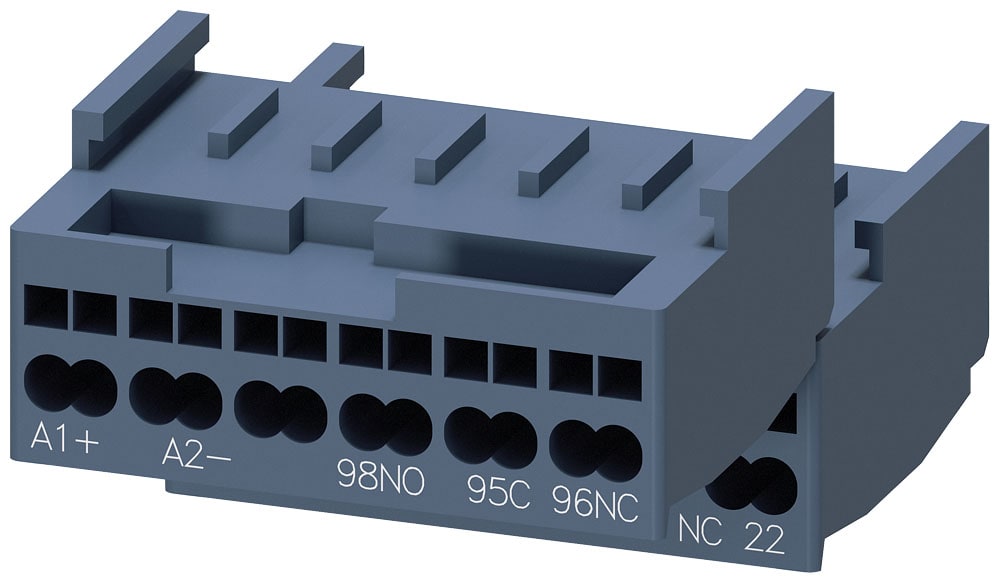 SIEMENS - SIE3RA69202B Morsetti del circuito di comando per 3RA61, morsetti a molla, 2 morsetti per ogni confezione