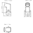 SIEMENS SIE6GK19050CD00 ECOFAST HYBRID PLUG ANGLED