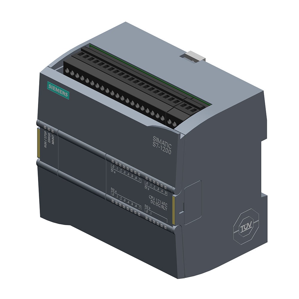SIEMENS - SIE6ES72141HF400XB0 CPU 1214 FC, DC/DC/RELAY, 14DI/10DO/2AI