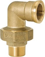 GEBO ITALIA GEI98-5BR GOMITO CON BOCCHETTONE A 90° SEDE CONICA
