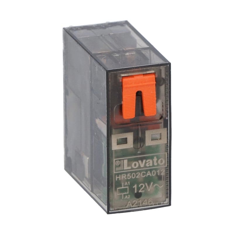 LOVATO LOVHR502CA012 RELE MINIATURIZZATO 2SC 8A 12VAC +LED