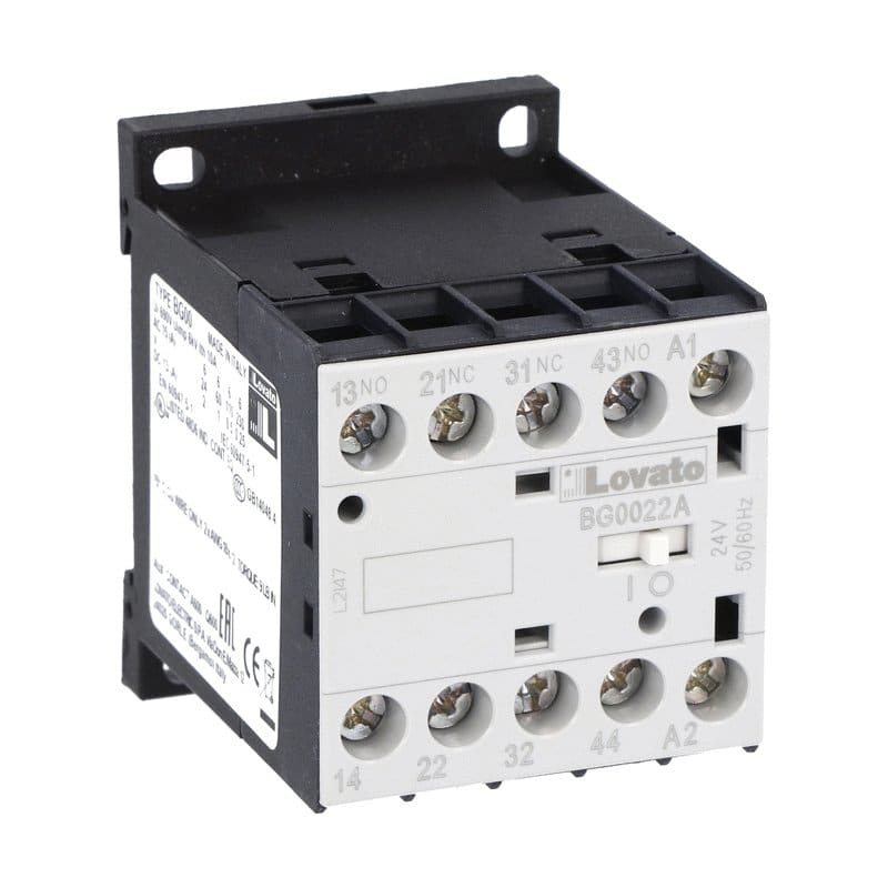 LOVATO LOV11BG0022A400 CONTATTORE AUX 2NO+2NC 400V 50-60HZ