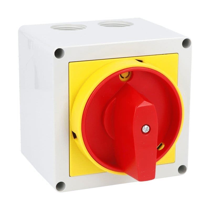 LOVATO LOV7GN3210P25 INT. 3P 32A CASS. PLAST. 90X90 MAN. G/R