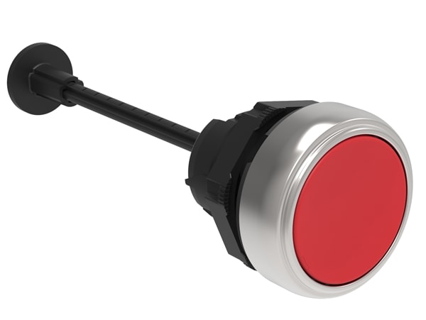 LOVATO LOVLPCR1004 PULSANTE RIARMO RASATO ROSSO
