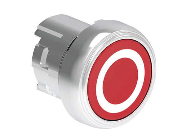 LOVATO LOVLPSB1104 PULSANTE MET. RASATO O ROSSO