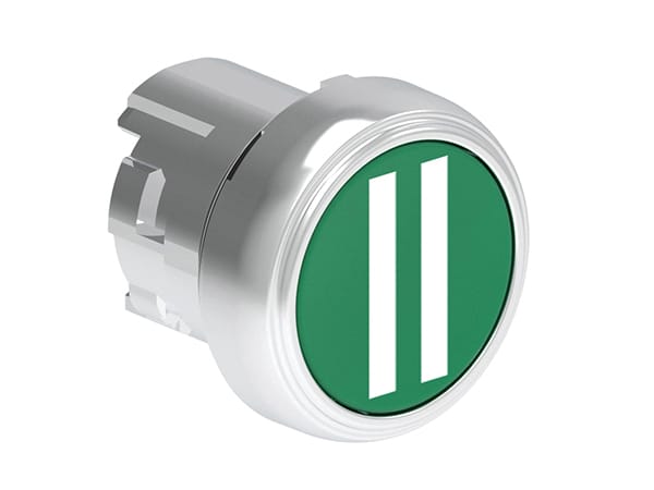 LOVATO LOVLPSB1123 PULSANTE MET.RASATO II VERDE