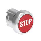 LOVATO - LOVLPSB1134 PULSANTE MET.RASATO STOP ROSSO
