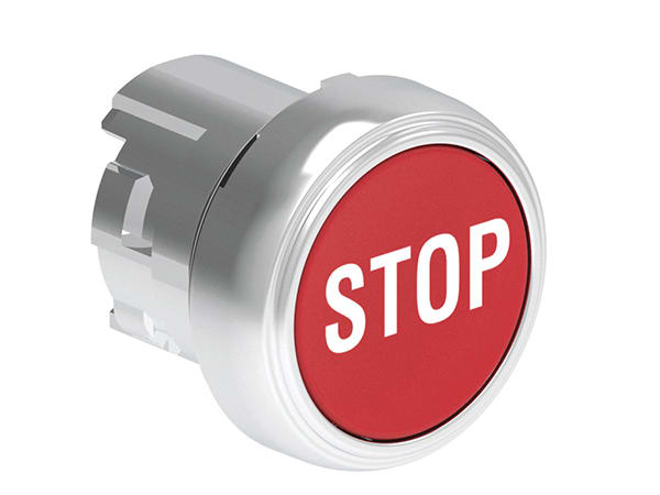 LOVATO LOVLPSB1134 PULSANTE MET.RASATO STOP ROSSO