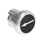 LOVATO - LOVLPSB1142 PULSANTE MET.RASATO FR.DX-SX NERO