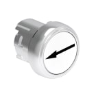 LOVATO LOVLPSB1148 PULSANTE MET. RASATO FR. DX-SX BIANCO