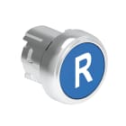 LOVATO LOVLPSB1176 PULSANTE MET. RASATO R BLU