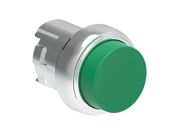 LOVATO LOVLPSB203 PULSANTE MET. SPORGENTE VERDE